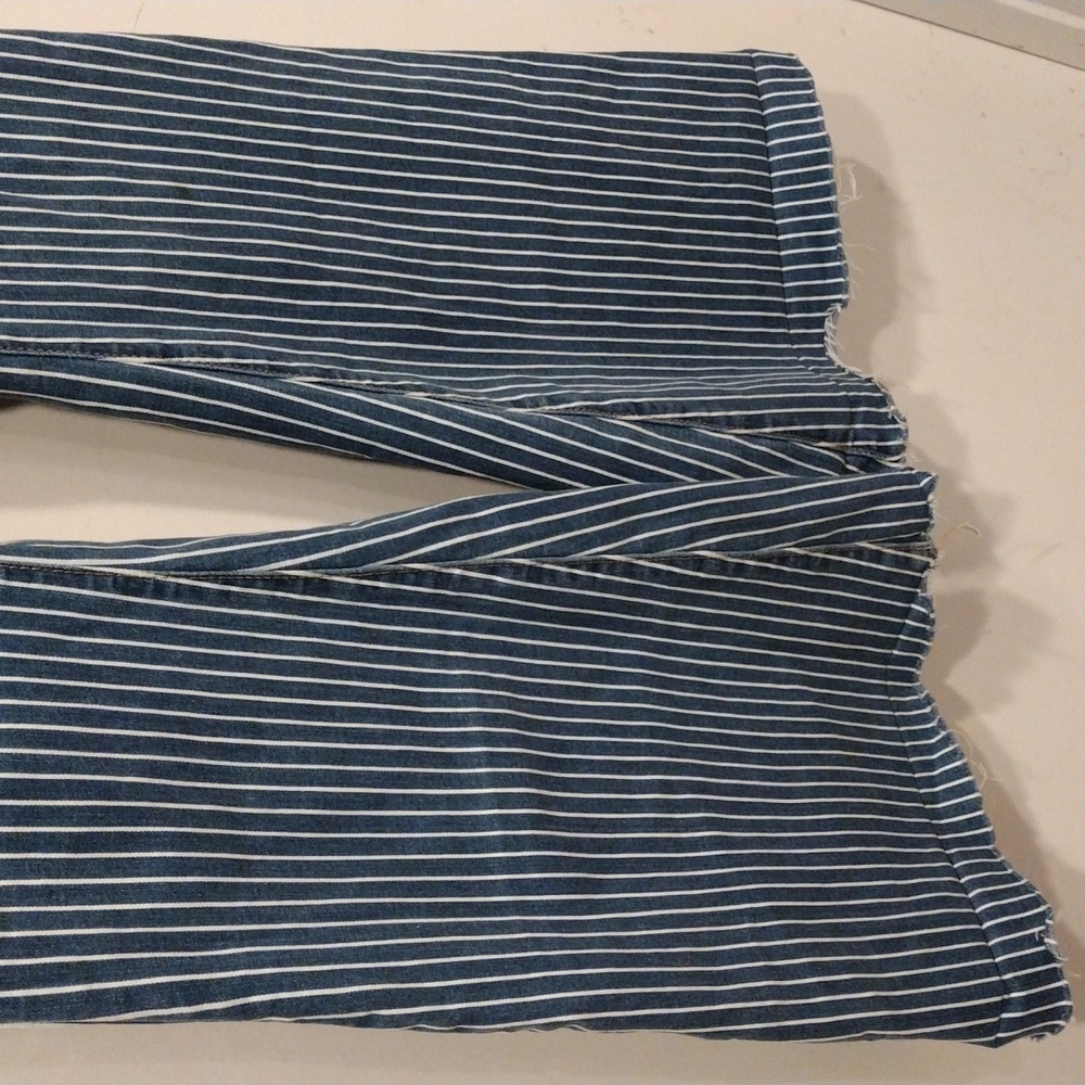 Judy Blue Stripe Super Flare High Waist Ruby Ya Ya Shirley Jeans 5/27-Boho - Picture 4 of 9